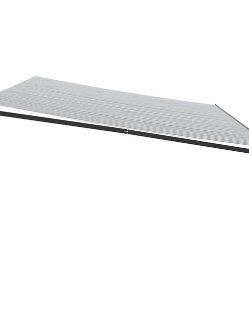 Încărcați imaginea în vizualizatorul Galerie, Copertină retractabilă manual cu LED, antracit/alb, 600x300 cm
