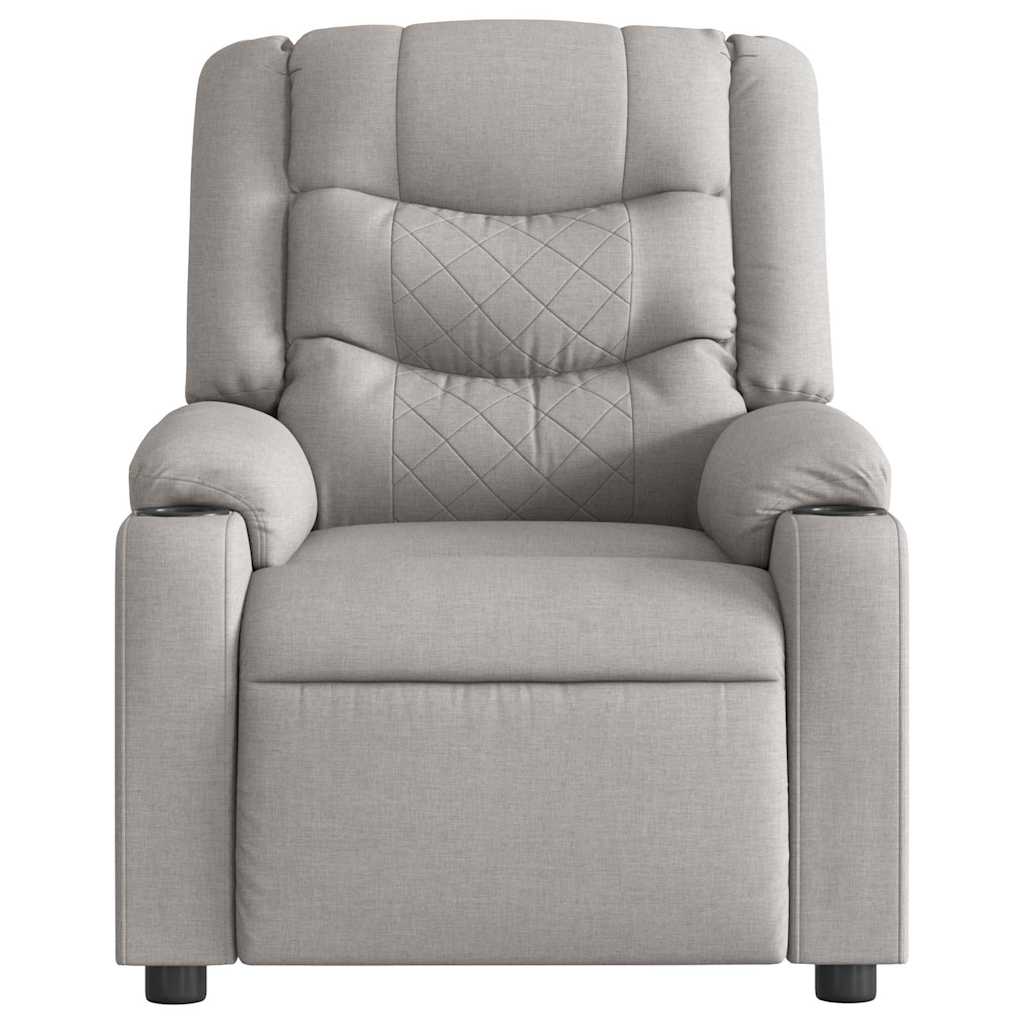 Scaun reclinabil electric Cloud Grey Fabric