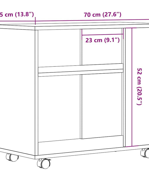Загрузите изображение в средство просмотра галереи, Masă laterală, lemn vechi, 70x35x55 cm, lemn compozit

