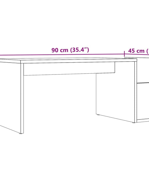 Încărcați imaginea în vizualizatorul Galerie, Măsuță de cafea, lemn învechit, 90x45x35 cm, lemn prelucrat
