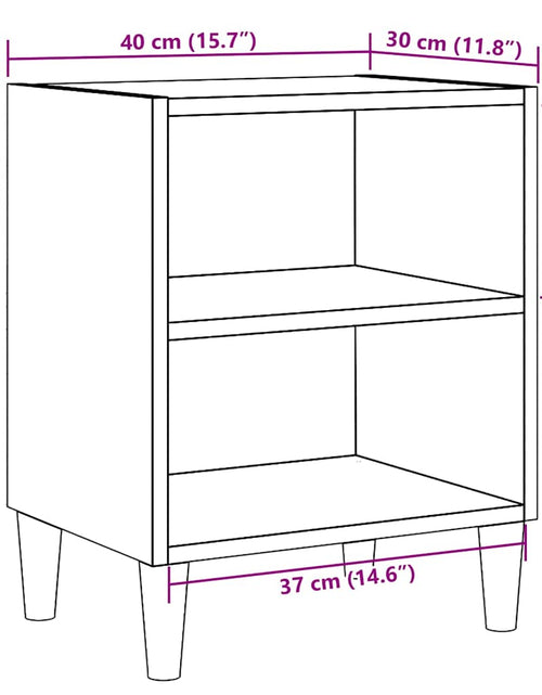 Загрузите изображение в средство просмотра галереи, Noptieră, lemn vechi, 40x30x50 cm, lemn compozit
