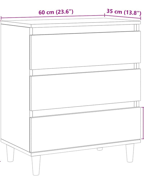 Загрузите изображение в средство просмотра галереи, Bufetă din lemn vechi 60x35x70 cm din lemn prelucrat
