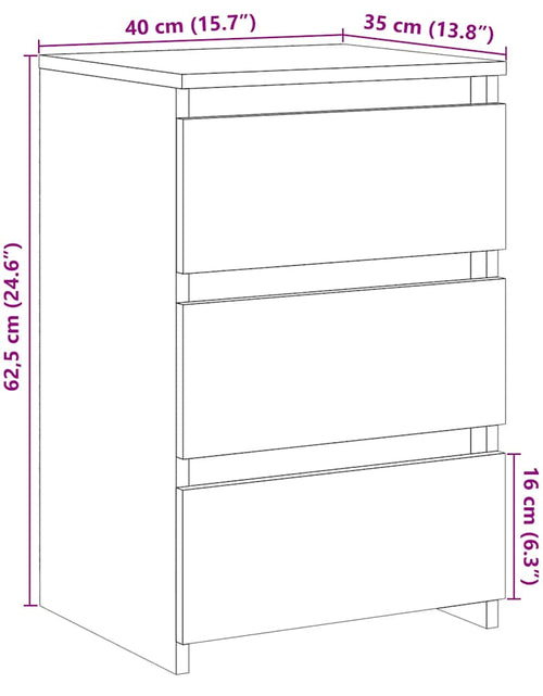 Încărcați imaginea în vizualizatorul Galerie, Noptiere, 2 buc., lemn vechi, 40x35x62,5 cm, lemn prelucrat
