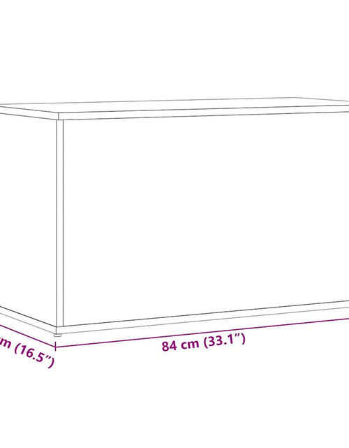 Încărcați imaginea în vizualizatorul Galerie, Cufăr de depozitare, lemn vechi, 84x42x46 cm, lemn prelucrat
