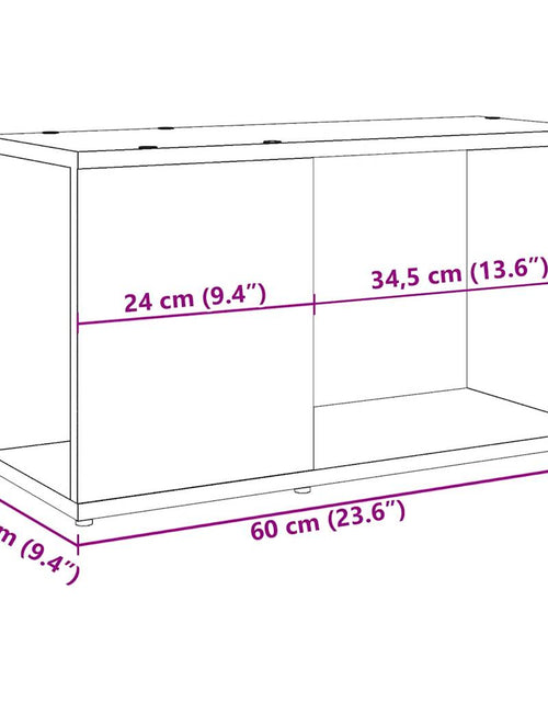 Загрузите изображение в средство просмотра галереи, Comodă TV, Lemn vechi, 60x24x32 cm, PAL
