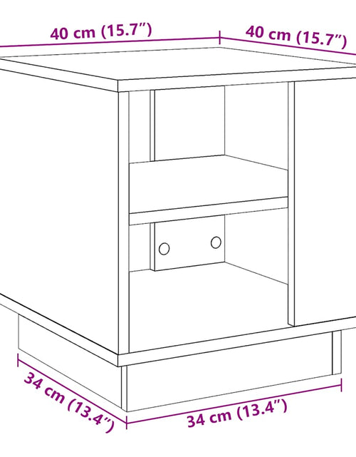 Загрузите изображение в средство просмотра галереи, Măsuță de cafea, lemn vechi, 40x40x43 cm, lemn prelucrat
