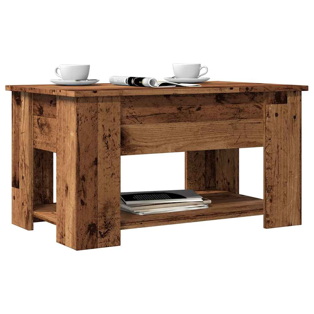 Masuta de cafea Lemn vechi 79x49x41 cm Lemn prelucrat