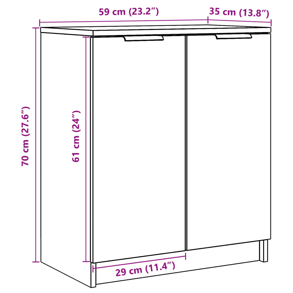 Pantofar, lemn vechi, 59x35x70 cm, lemn prelucrat