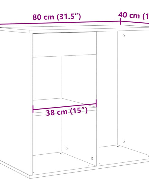 Загрузите изображение в средство просмотра галереи, Dulap de cosmetice Artisan Stejar 80x40x75 cm Lemn prelucrat
