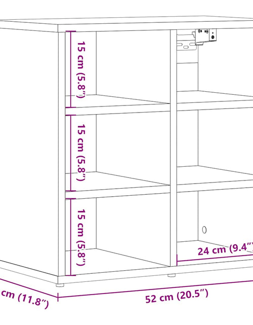 Încărcați imaginea în vizualizatorul Galerie, Dulap Pantofi lemn vechi 52x30x50 cm
