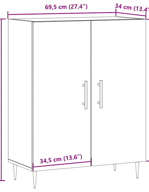 Загрузите изображение в средство просмотра галереи, Dulap, lemn vechi, 69,5x34x90 cm, lemn prelucrat
