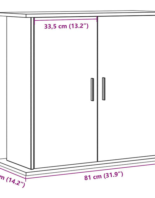 Încărcați imaginea în vizualizatorul Galerie, Suport acvariu, stejar artizanal, 81x36x73 cm, lemn prelucrat
