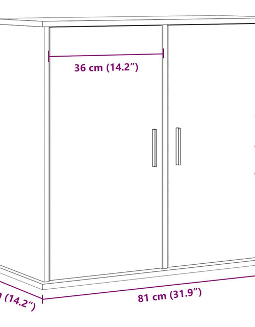 Încărcați imaginea în vizualizatorul Galerie, Suport acvariu, stejar artizanal, 81x36x73 cm, lemn prelucrat
