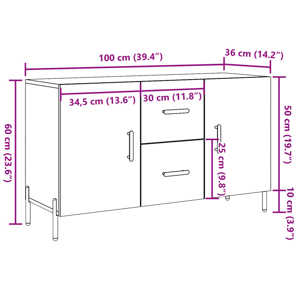 Dulap, lemn vechi, 100x36x60 cm, lemn prelucrat