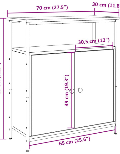 Încărcați imaginea în vizualizatorul Galerie, Servantă, lemn vechi, 70x30x80 cm, lemn prelucrat
