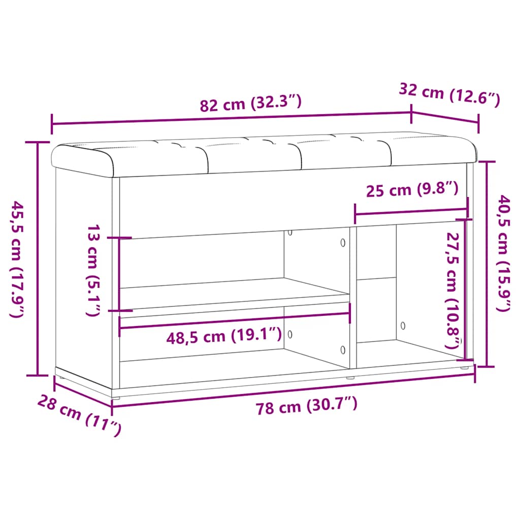 Banchetă pantofar, lemn vechi, 82x32x45,5 cm, lemn prelucrat