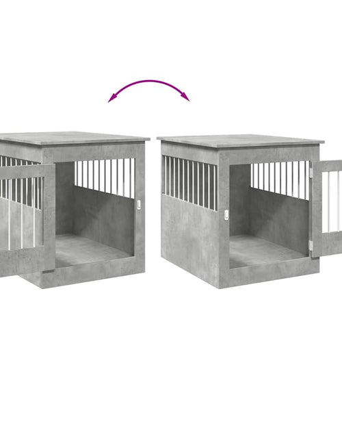 Загрузите изображение в средство просмотра галереи, Ladă pentru câini, gri beton, 64,5x80x71 cm, lemn compozit
