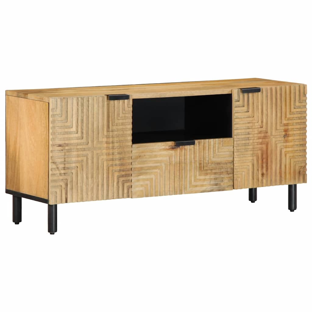 Dulap TV maro 105x33x46 cm lemn masiv de mango