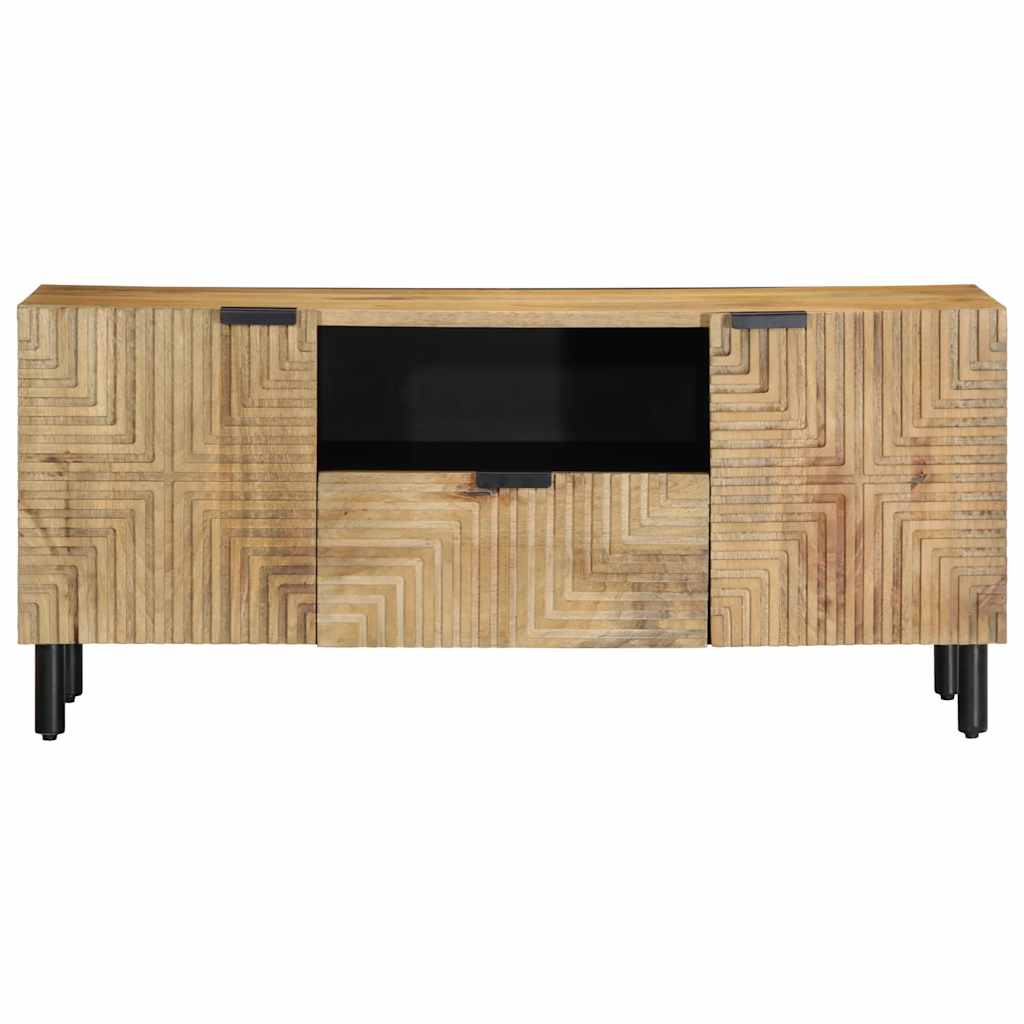 Dulap TV maro 105x33x46 cm lemn masiv de mango