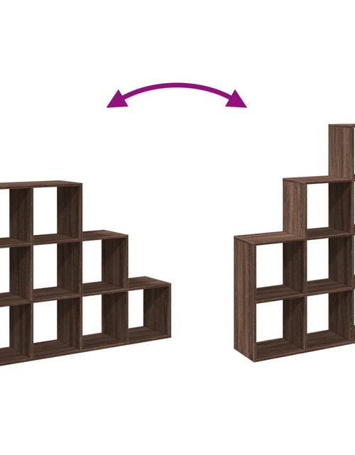 Загрузите изображение в средство просмотра галереи, Bibliotecă/separator cameră stejar maro 137,5x29x103,5 cm lemn
