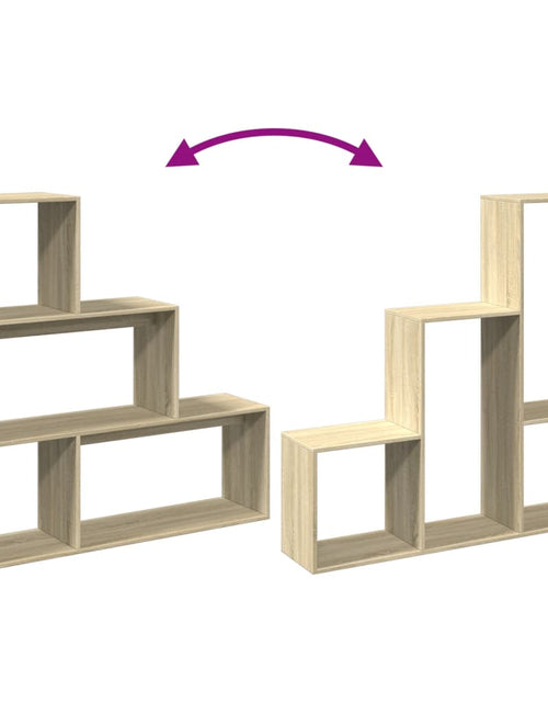 Загрузите изображение в средство просмотра галереи, Bibliotecă/separator 3 niveluri stejar sonoma 123x29x123cm lemn

