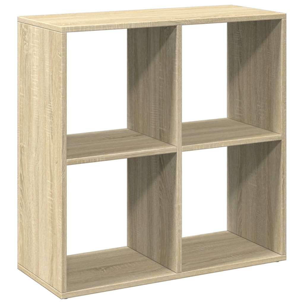 Bibliotecă/separator cameră stejar sonoma 69,5x29x69,5 cm lemn