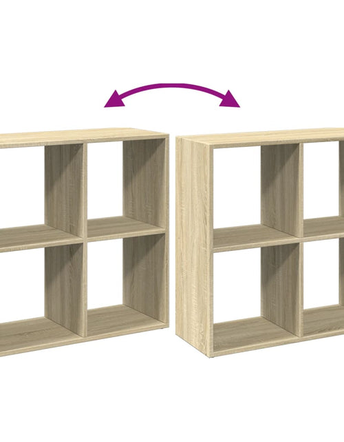Загрузите изображение в средство просмотра галереи, Bibliotecă/separator cameră stejar sonoma 69,5x29x69,5 cm lemn

