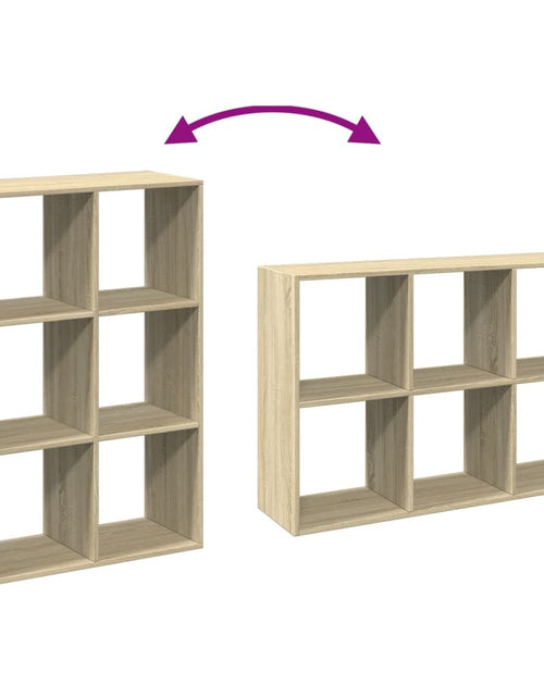 Загрузите изображение в средство просмотра галереи, Bibliotecă/separator cameră stejar sonoma 69,5x29x103,5 cm lemn
