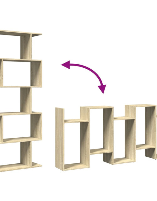 Загрузите изображение в средство просмотра галереи, Bibliotecă/separator 5 niveluri stejar sonoma 70x24x161 cm lemn
