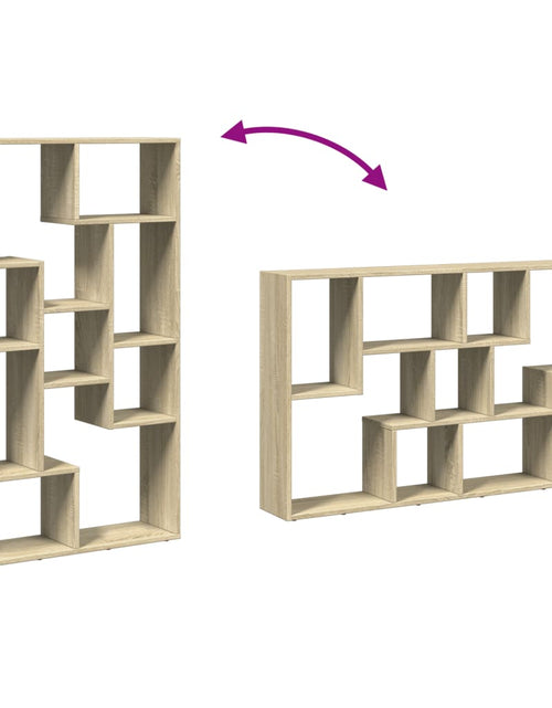 Încărcați imaginea în vizualizatorul Galerie, Bibliotecă, stejar sonoma, 72x20x120 cm, lemn prelucrat
