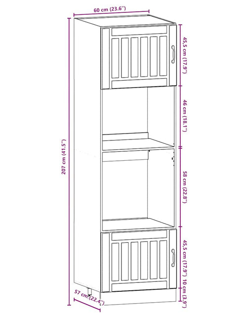 Încărcați imaginea în vizualizatorul Galerie, Set de dulapuri de bucătărie 7 piese „Kalmar” lemn Sonoma gri
