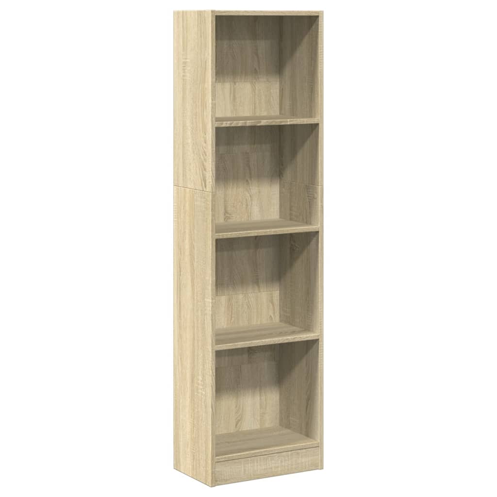 Bibliotecă, stejar sonoma, 40x24x143 cm, lemn prelucrat