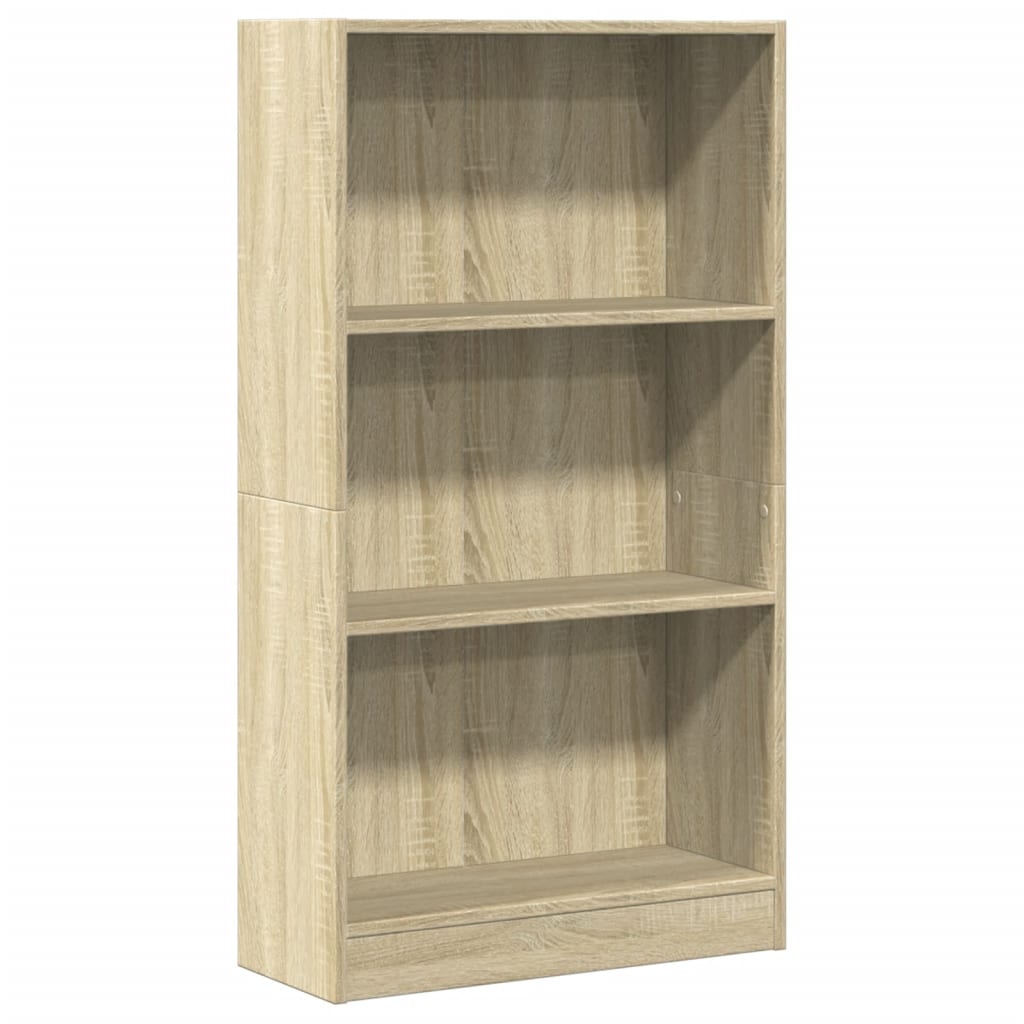 Bibliotecă, stejar sonoma, 60x24x109 cm, lemn prelucrat