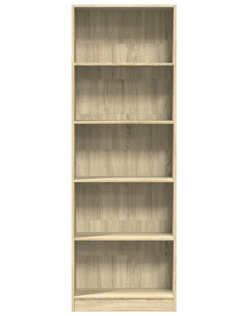 Загрузите изображение в средство просмотра галереи, Bibliotecă, stejar sonoma, 60x24x176 cm, lemn prelucrat
