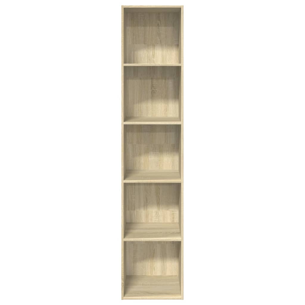 Bibliotecă, stejar sonoma, 40x30x189 cm, lemn prelucrat