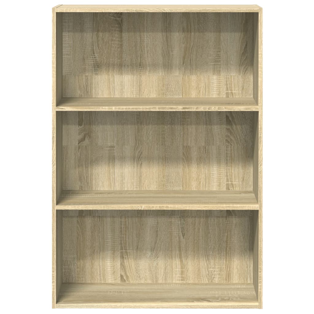 Bibliotecă, stejar sonoma, 80x30x114 cm, lemn prelucrat