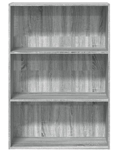 Încărcați imaginea în vizualizatorul Galerie, Bibliotecă, gri sonoma, 80x30x114 cm, lemn prelucrat
