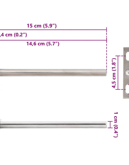 Încărcați imaginea în vizualizatorul Galerie, Suporturi pentru rafturi plutitoare 12buc Oțel carbon invizibil
