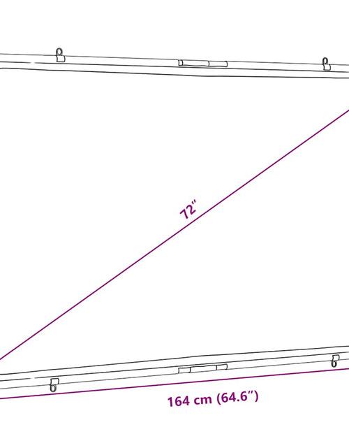 Încărcați imaginea în vizualizatorul Galerie, Ecran de proiecție suspendat pe perete 72 inch 16:9
