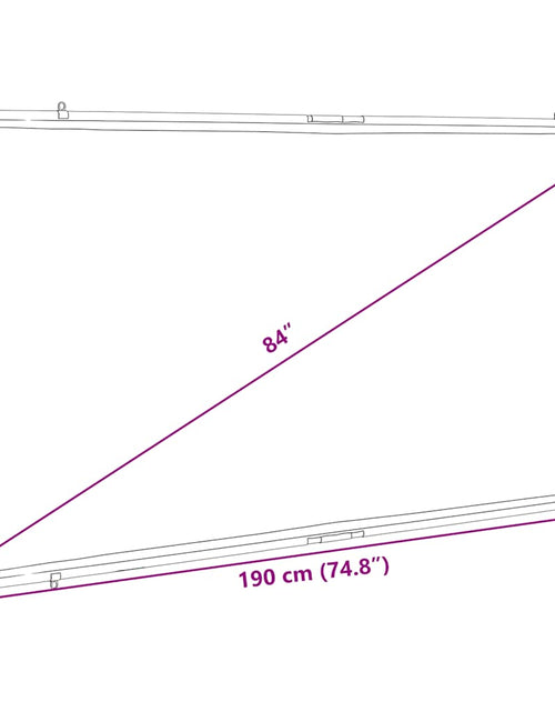 Загрузите изображение в средство просмотра галереи, Ecran de proiecție suspendat pe perete 84 inch 16:9
