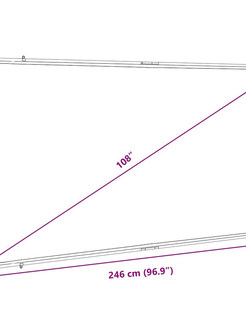 Загрузите изображение в средство просмотра галереи, Ecran de proiecție suspendat pe perete 108 inchi 16:9
