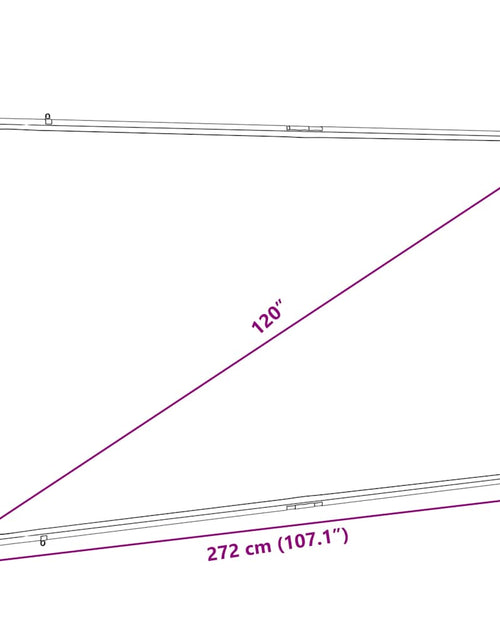 Загрузите изображение в средство просмотра галереи, Ecran de proiecție suspendat pe perete 120 inch 16:9
