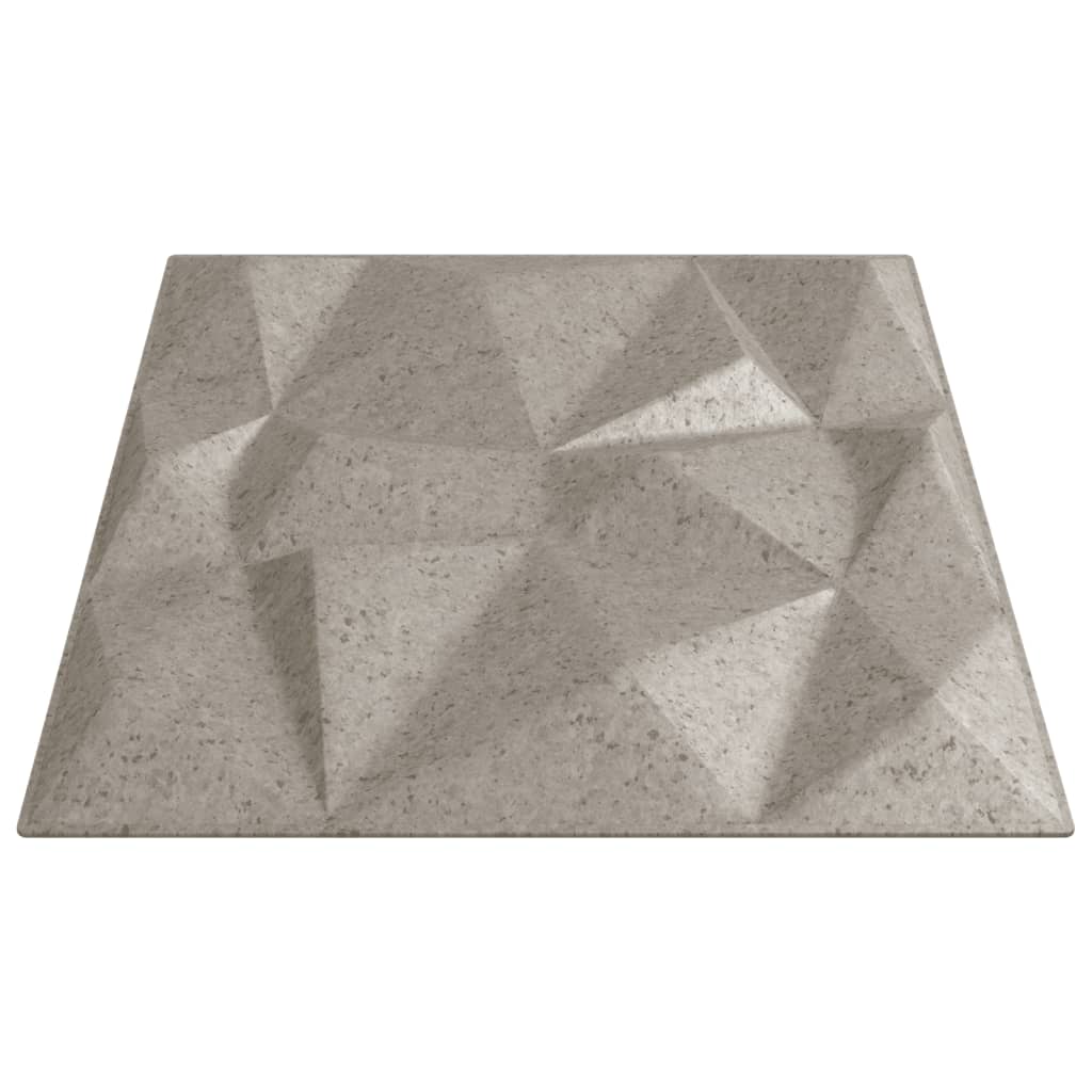 Panouri de perete 12 buc. Beton 50x50 cm XPS 3 m² diamant