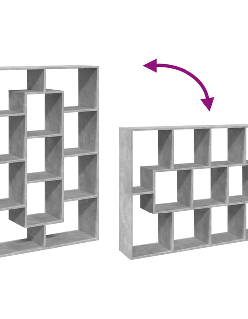 Загрузите изображение в средство просмотра галереи, Bibliotecă, gri beton, 102x29x143 cm, lemn prelucrat
