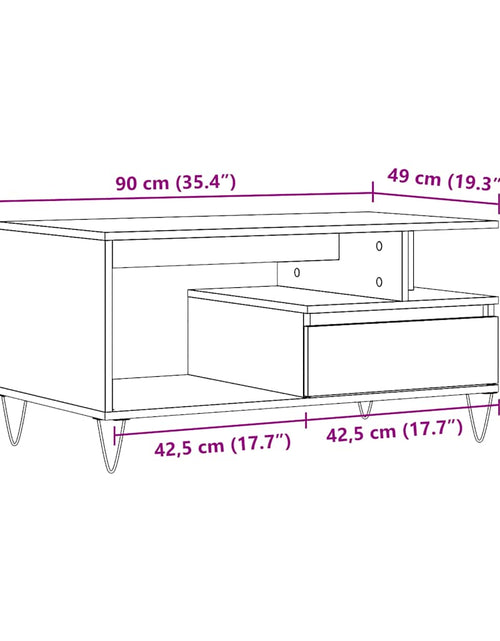 Загрузите изображение в средство просмотра галереи, Măsuță de cafea, lemn vechi, 90x49x45 cm, lemn prelucrat
