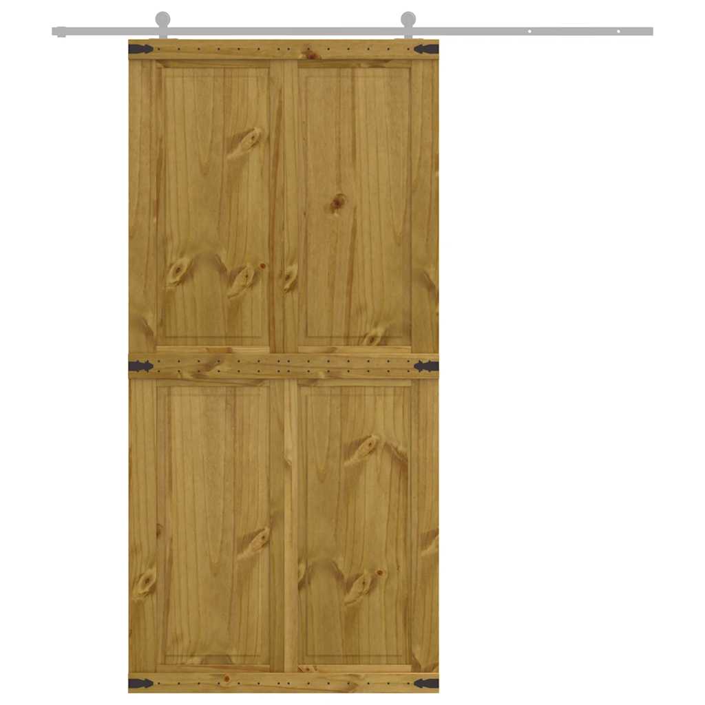 Ușă de hambar CORONA 100x210 cm din lemn masiv de pin