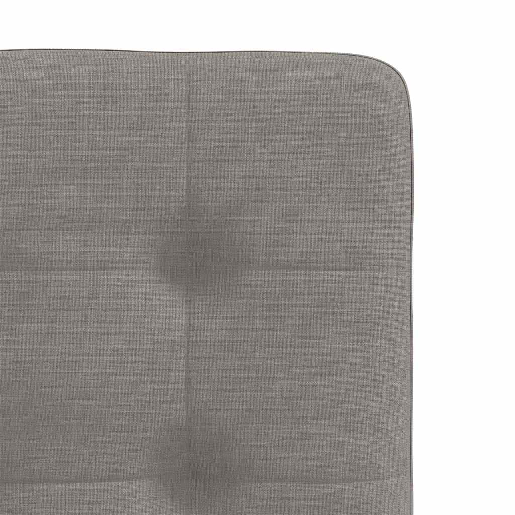 Scaune de sufragerie, 4 buc., gri taupe, material textil