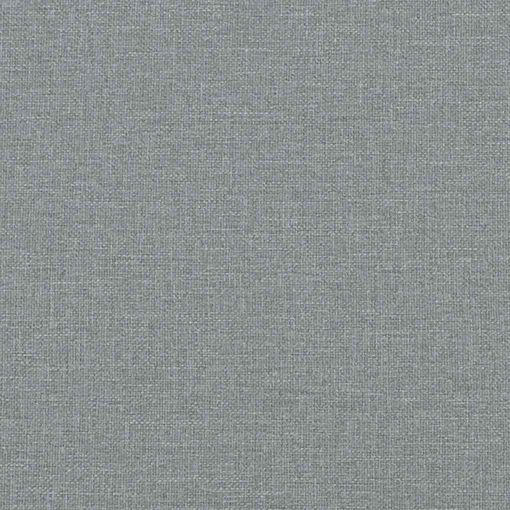 Scaune de bucătărie pivotante, 4 buc., gri deschis, textil