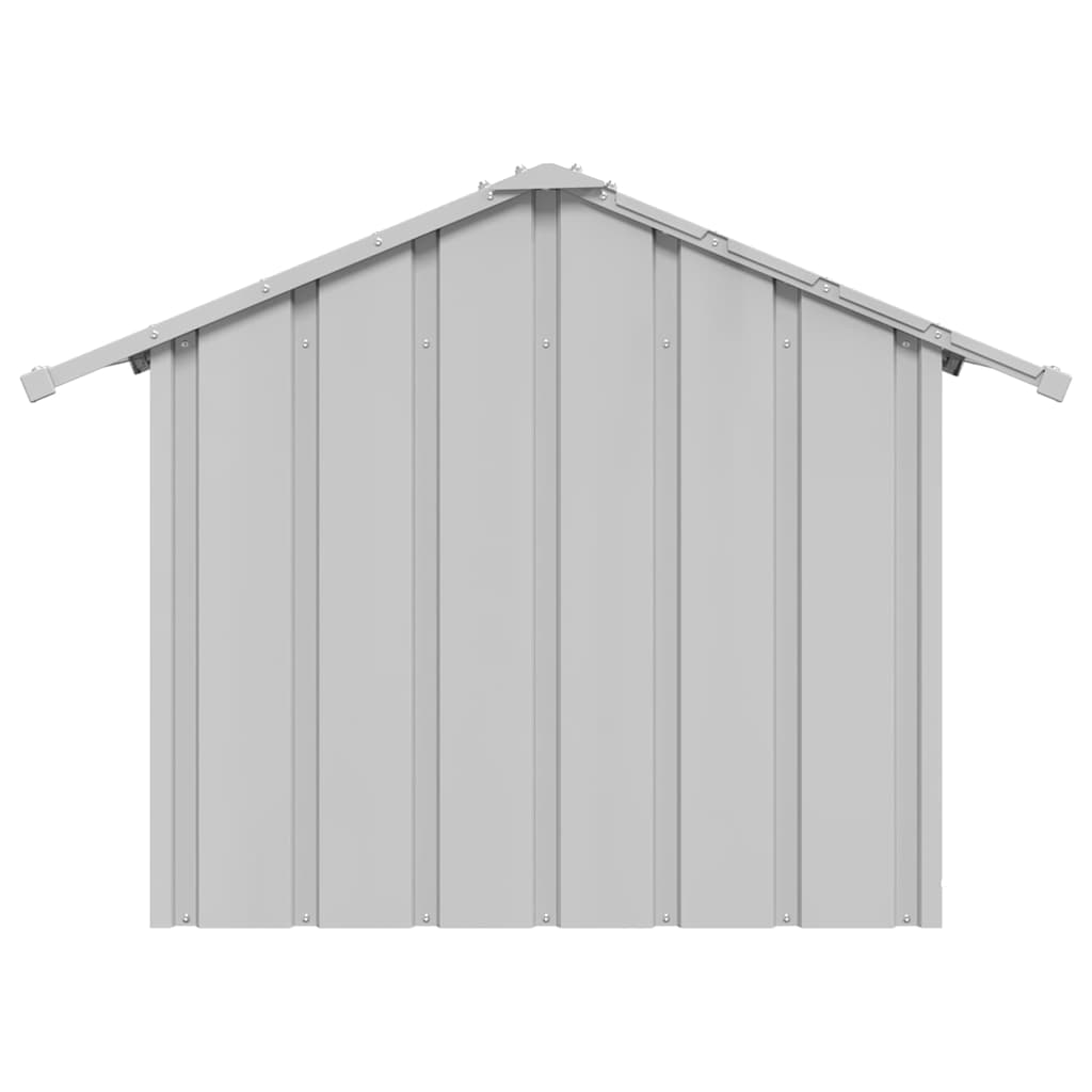 Casă pentru câini cu acoperiș 85x107x81 cm oțel galvanizat