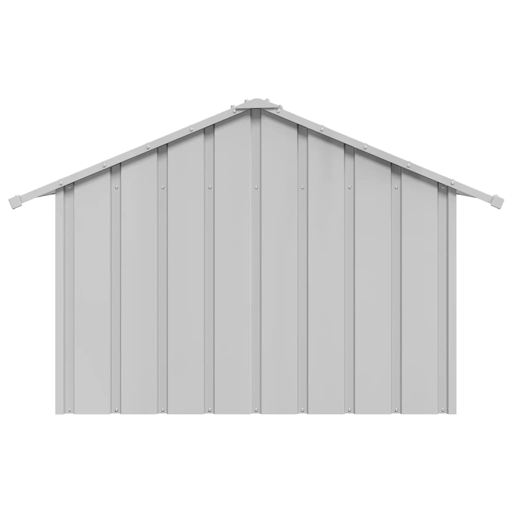 Casă pentru câini cu acoperiș 83x130x85 cm oțel galvanizat